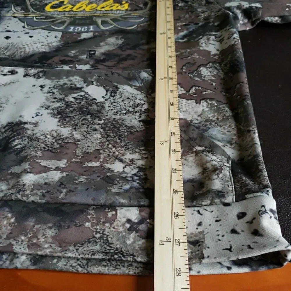 Cabela's Big Game Hunter Camo Pullover Hoodie Sweatshirt Pockets Men’s SIze M - Picture 7 of 8